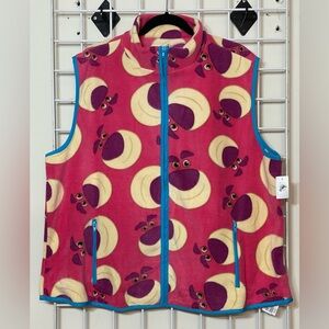 Disney Toy Story 3 Lotso Huggin Bear Plush Fleece Vest Unisex Size 2XL NWT